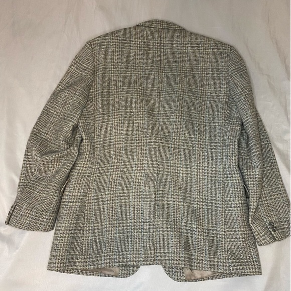 Magee Donegal Mist Tweed Sport Coat Blazer Men’s 43r Houndstooth Gray - Picture 13 of 16